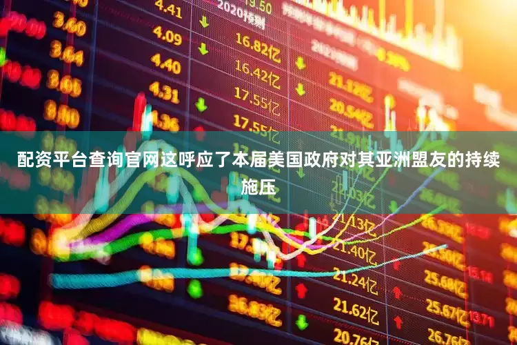 配资平台查询官网这呼应了本届美国政府对其亚洲盟友的持续施压